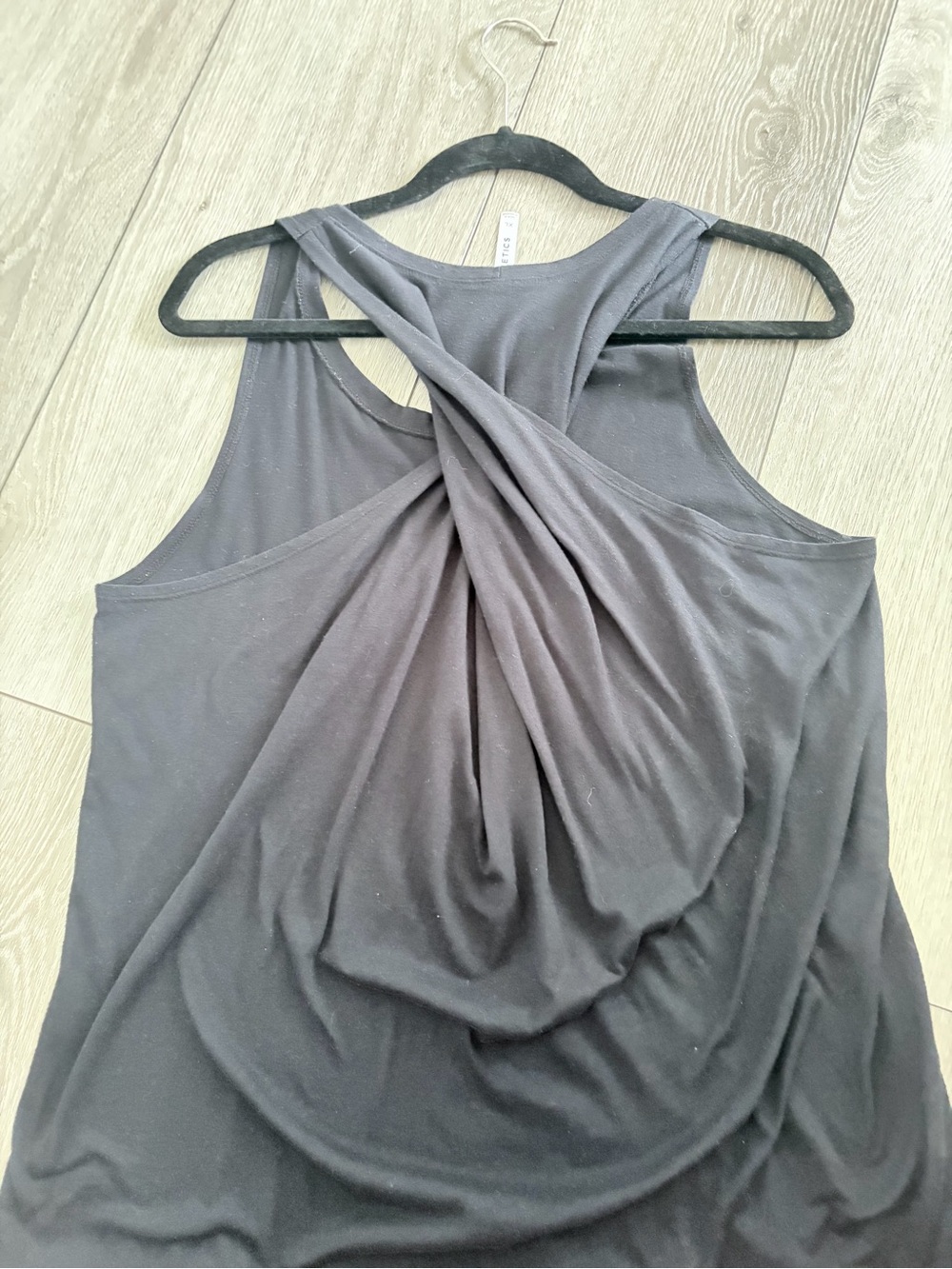 Fabletics Black Racerback Tank Top